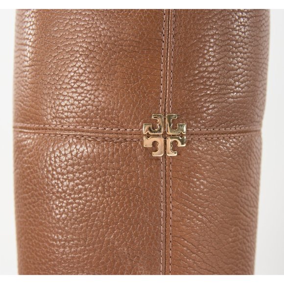 Tory Burch Rustic Brown Jolie Riding Boots 6 - Picture 2 of 7